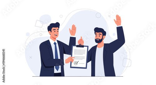 Businessmen signing contract, agreement, partnership, success, teamwork, handshake, deal