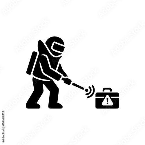 Bomb Squad Hazard Disposal Icon