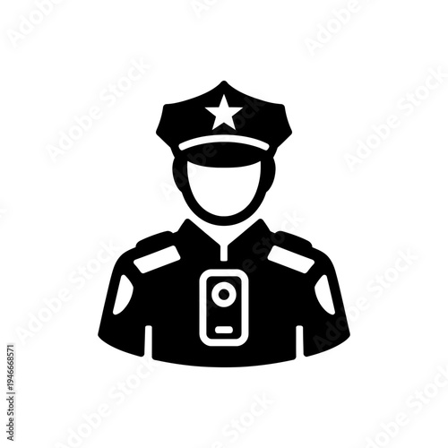 Body Camera Surveillance Icon