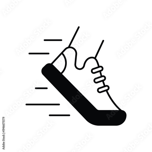 Running Shoe vector icon