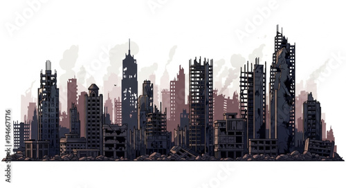 City Skyline Urban Landscape Architecture.