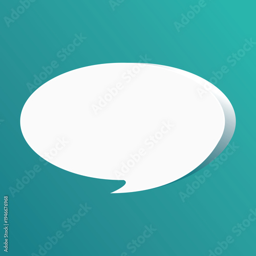 Speech bubble blank frame, text quote box, message