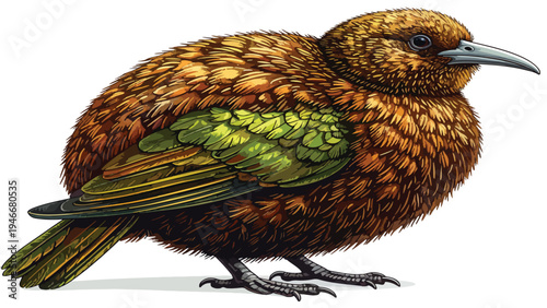 pheasant isolated on white background