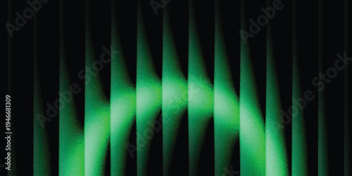 Grainy background glowing blurred color flow banner poster cover design, noise texture. Refracted Glass Gradient Effect. Ribbed glass morphism texture.