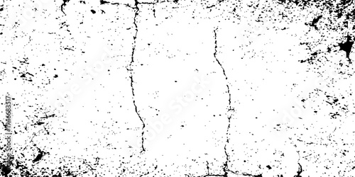 Abstract grunge background texture featuring dark ink splashes and blue water droplets over a clean liquid wave pattern with transparent bubbles