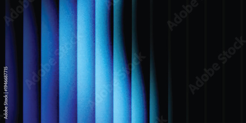 Grainy background glowing blurred color flow banner poster cover design, noise texture. Refracted Glass Gradient Effect. Ribbed glass morphism texture.