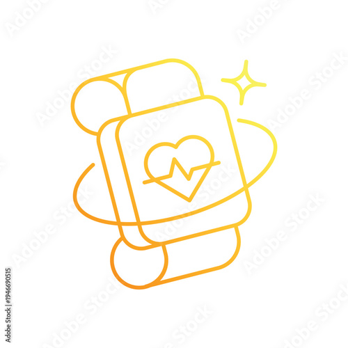 Fitness Tracker vector icon