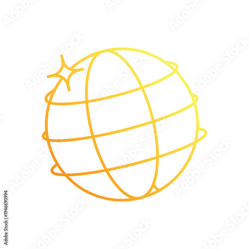Pilates Ball vector icon