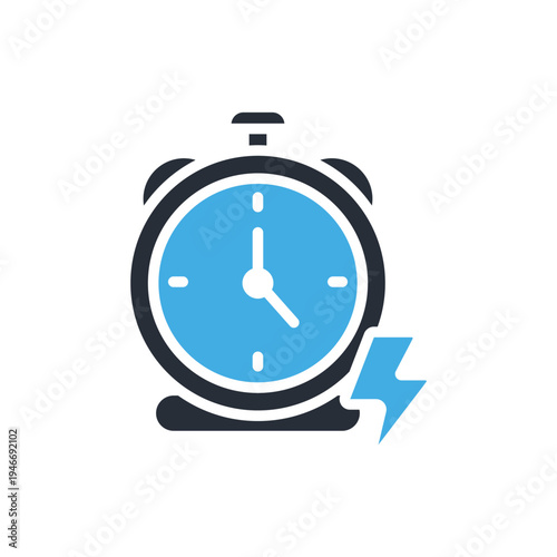 time icons minimalist flat style design, time Vector illustration on white background
