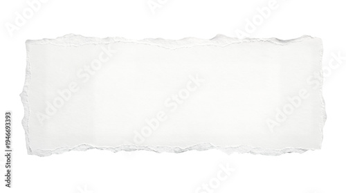 Vászonkép torn paper isolated on white background