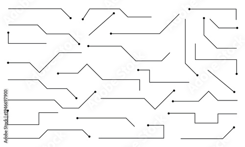 Callouts titles set. Digital callouts . Line callout label set. isolated on white background. Vector illustration. EPS 10 .