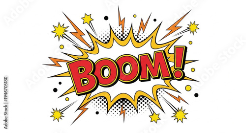 Comic Boom Explosion Effect.