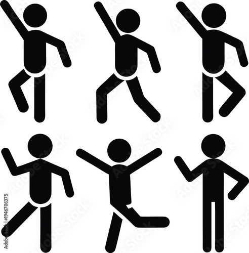 vector silhouettes of people