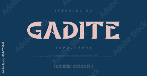 Introducing Gadite Typography Font Design