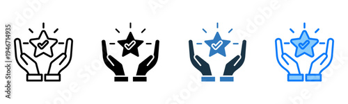 Loyalty icon multiple style 