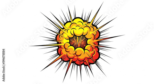 Explosion blast boom fire.