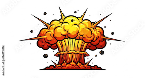 Explosion blast boom fire.