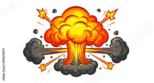 Explosion blast bomb fire power.