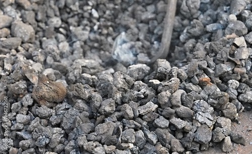 Wallpaper Mural Burning coal and embers with smoke from blacksmith forge Torontodigital.ca