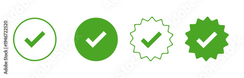 green checkmark icons, certify quality icon, tick icon, stamp verified, approved, correct, tested icon badge, yes guaranteed, saftey, protection, secure 