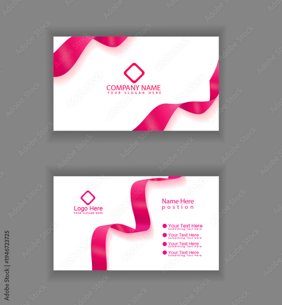 Fototapeta premium Business card design template