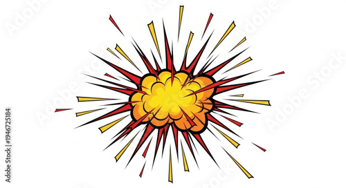 Explosion Blast Fire Effect.