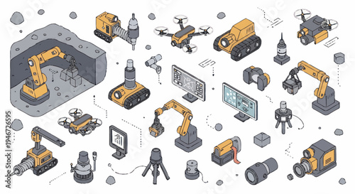 Collection of Industrial Robots and Automation Technology.
