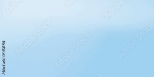 Aesthetic clear blue sky set. Summer season blue pastel colored vertical vector banner. Blurred sky gradient background. Simple soft light backdrop. Gradient template design illustration