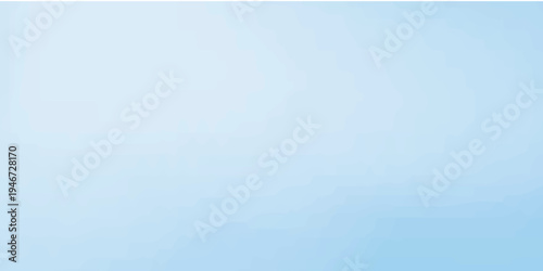 Aesthetic clear blue sky set. Summer season blue pastel colored vertical vector banner. Blurred sky gradient background. Simple soft light backdrop. Gradient template design illustration