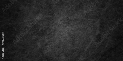 Grunge dark black rough scratch wall concrete charcoal abstract backdrop background. urban distressed cement surface wall backdrop texture background.