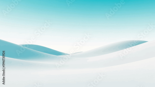 Soft White Clouds in Blue Sky.