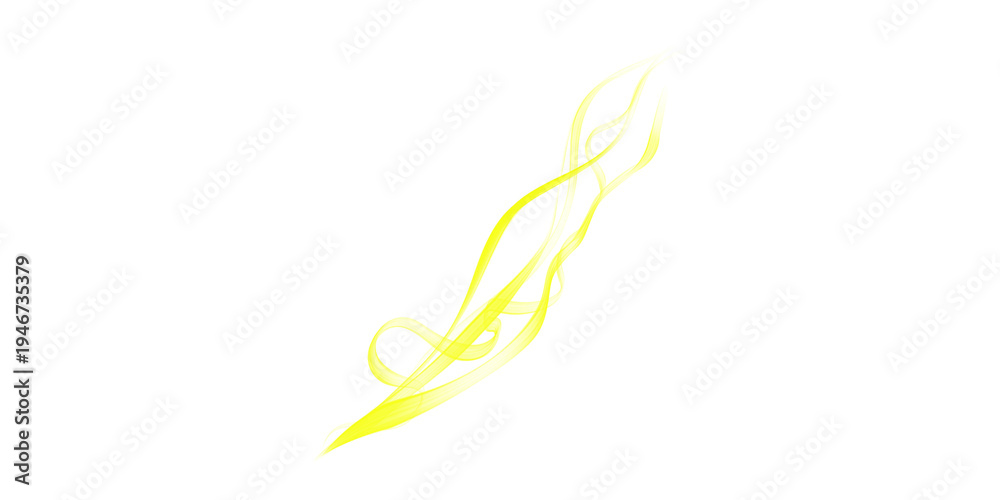 Obraz premium Golden abstract light waves flowing gracefully against dark black background creating an elegant motion art design work