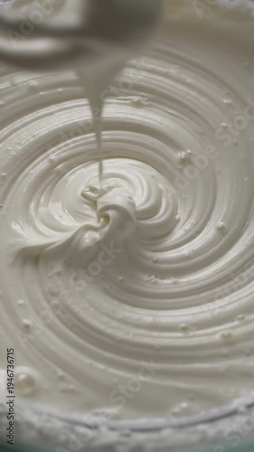 Whipping Cream to Soft Peaks in a Bowl