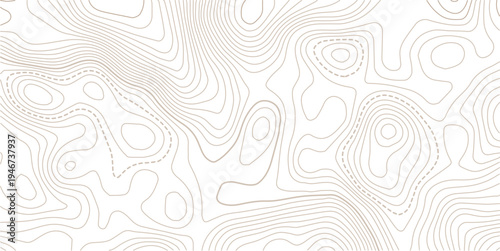 Topographic gold luxury map background. Geographic abstract pattern.Grid map. Pattern of contour lines. Abstract vector illustration