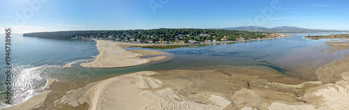 Panorama de la Franqui à Leucate dans l'Aude en région Occitanie en mars 2026