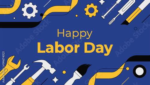 Labor Day icons vector