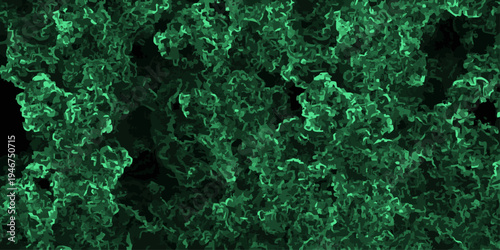 Vector Abstract art with shades of green, revealing the intricate patterns of a close-up texture. This creates a mesmerizing and captivating visual experience.