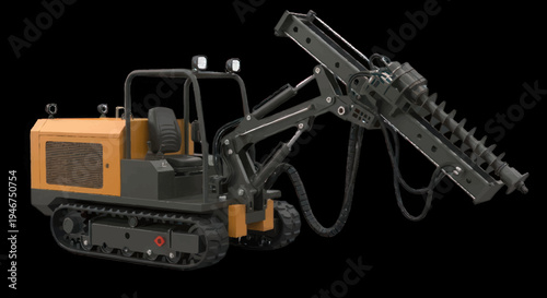 Heavy Duty Tracked Drilling Machine for Industrial Applications.