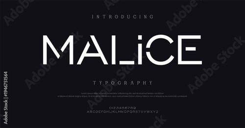 Introducing Malice Typography Font Design