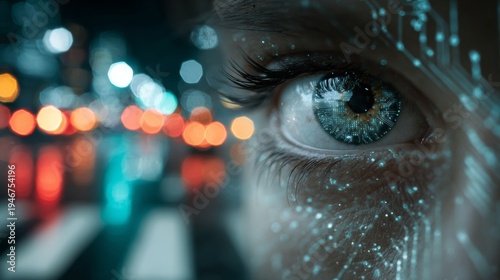 Smart surveillance: enhancing urban safety and traffic flow. Digital transformation. Urban monitoring: subtle enhancements in ai vision for safety. Human machine. Ai collaboration.