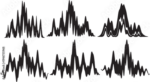 Abstract Desert Heat Wave Lines