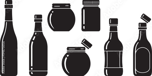 Agave Nectar Bottles and Jars