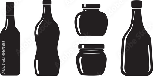 Agave Nectar Bottles and Jars