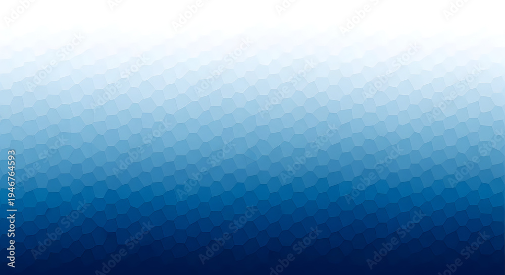 Obraz premium Blue gradient background with hexagonal pattern
