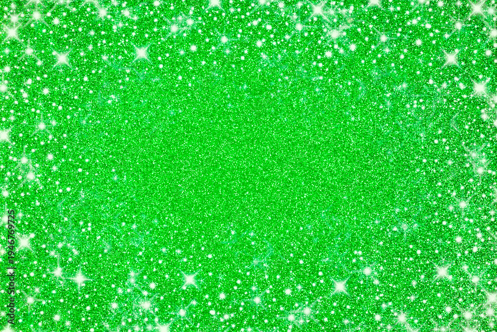 Fototapeta premium Green Sparkling Abstract Texture Background