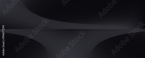 Abstract luxury blur dark gray and black gradient, empty space room for showing display your products. background, gradient room studio