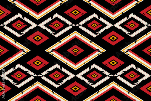 Wallpaper Mural RED EYE FABRIC SEAMLESS PATTERN Torontodigital.ca