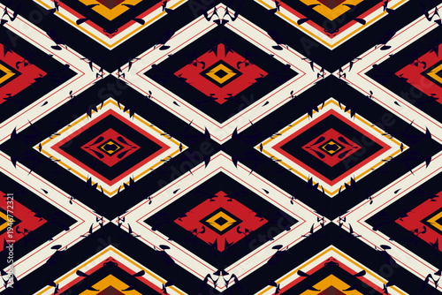 RED EYE FABRIC SEAMLESS PATTERN