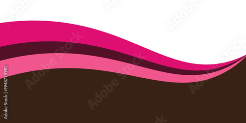"Colorful abstract wave background with vibrant pink, maroon, and brown curves. Modern design ideal for banners, presentations, and websites." eps10