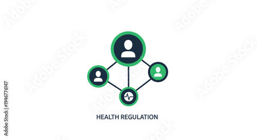 Medical Network Connecting People With Healthcare and Health Regulations